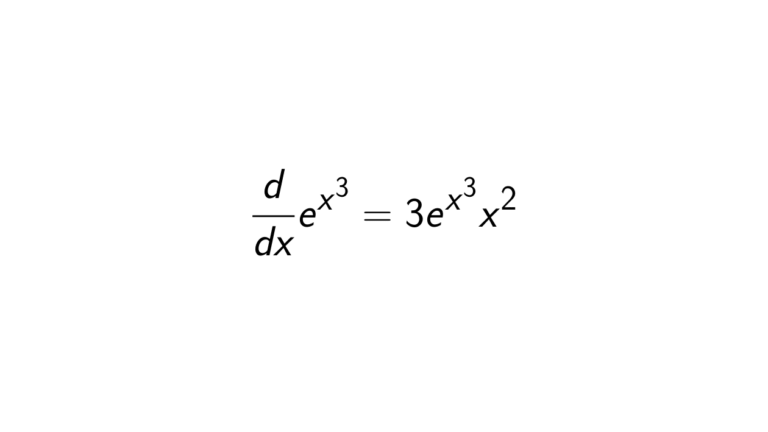 what is the derivative of e to the power of 3x